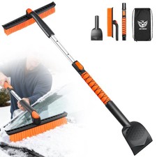 Skyjdm 45.7 Extendable Snow Brush And Larger Ice Scrapers For Car Windshield picture