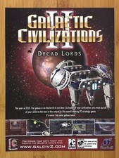 Galactic Civilizations II 2: Dread Lords PC 2005 Print Ad/Poster Official Art picture
