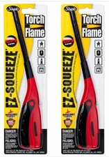2 Pack Scripto GM27RCT EZ-Squeezee Torch Flame Utility Lighters REFILLABLE picture