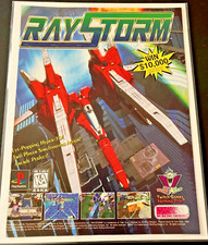 RayStorm by Working Designs - Vintage Gaming Print Ad / Poster / Wall Art  CLEAN picture