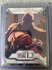 2023 Marvel Upper Deck What If Thanos Black Diamond /199 picture
