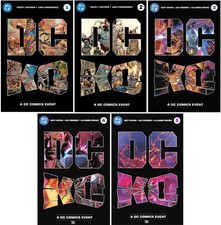 DC KO  #1,2,3,4,5 JAVIER FERNANDEZ ACETATE MAIN COVER COMPLETE SET (2026) ~ DC picture