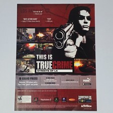 True Crime Streets of LA PS2 Xbox GameCube Screens Print Ad/Poster Promo Art picture
