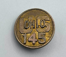 Post WWI Era 1920s Ohio National Guard 145th Infantry Regiment Enlisted Disc picture