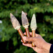 Indian Fancy Agate Stone Dagger 8