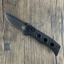 Benchmade Mini Adamas 273GY-1 CPM  CruWear AXIS Lock Black G10 Folding Knife picture