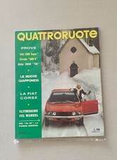 FOUR WHEELS JANUARY 1971 N.181, ALFA 1300 SUPER, BMW 750, FIAT, FROM STOCK picture