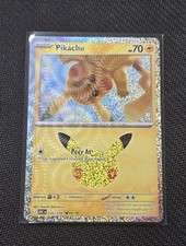 Pikachu 026/128 04/30 30th Celebration Pokemon TCG English Holo 30th Anniversary picture