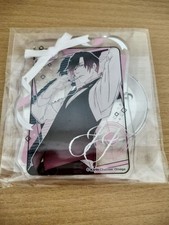 Omerta Code of Silence JJ Ribbon Tie Acrylic Keychain & Can Badge Set, picture