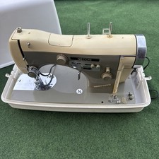 NECCHI SUPERNOVA Sewing Machine WITH CASE WOW WORKS GREAT picture