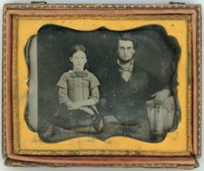 Father and His Daughter (1/4 Plate Daguerreotype) picture