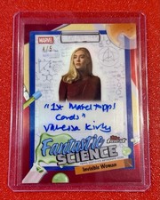 Topps Finest Fantastic Four Vanessa Kirby Fantastic Science Red 5 Inscribed Auto picture