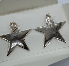 Valentino  Metal Gold Star Key Charm Ornament  Set Of Two picture