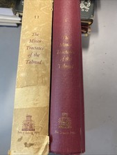Minor Tractates Of The Talmud, Soncino, English, 2 Volume Set picture