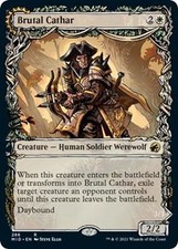 Brutal Cathar (Showcase) FOIL NM #286 Innistrad: Midnight Hunt MTG picture