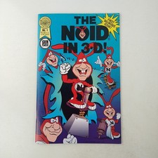 The Noid In 3-D #1 Dominoes Pizza Mascot Low Print VF+ (1989 Blackthorne) picture