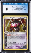 2004 POKÉMON EX TEAM MAGMA VS AQUA HOLO #8/95 TEAM MAGMA'S CLAYDOL CGC 9 picture