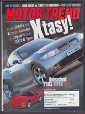 MOTOR TREND Audi S8 Chrysler Sebring Toyota Camry road tests 4 2001 picture