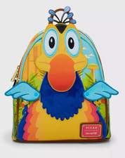 Loungefly Mini Backpack: KEVIN from UP Colorful Bird Red Yellow Blue Babies picture
