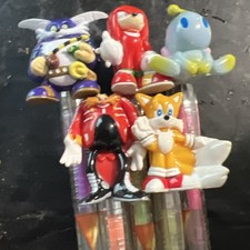 Sonic the Hedgehog Set 5 Gel Pens Sonic Adventure Sega 2000 Dreamcast RARE-DRY picture