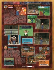 1997 Mega Man Neo/Extreme-G Playstation PS1 N64 PREVIEW Print Ad/Poster Game Art picture