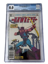 Hawkeye Limited Series #1 CGC 8.0 Marvel 1st Meeting Hawkeye & Mockingbird picture