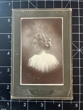 1890s Woman Profile Portrait Borland Parker PA Vintage Photo picture