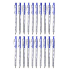 Thien Long TL-027 Retractable Ballpoint Pen 0.5mm tip Smooth Writing - 20Pcs picture