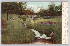 The Glen Fairmount Park Philadelphia PA Scenic Stream Bridge Postcard 1906 picture