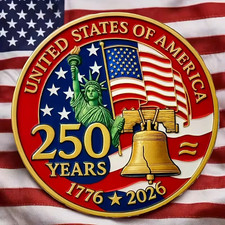 250th Americas Anniversary Commemorative Coins 2025 Challenge Coins 1pc picture