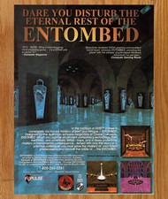Entombed Adventure Pulse Games - Video Game Print Ad / Poster Promo Art 1995 picture