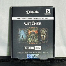 Displate The Witcher Shard Series 001 Mini Metal Print Textured Magnet Mount picture