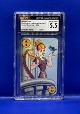 1947 Castell Brothers Mickey & the Beanstalk GOLDEN HARP #A4 CGC EX+ 5.5 picture