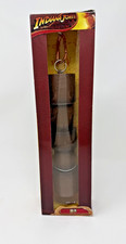 Vintage 2008 TAITO Indiana Jones Folding Fan Bamboo Handle Anime Prize Promo Box picture