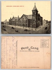 Lebanon PA Seventh Street Lutheran Church Postcard Divided Back 1910s picture