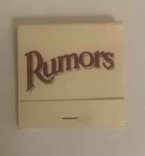 Vintage Whitney’s Contemporary Dining Matchbook Rumors Ramada Unstruck Ad Full picture
