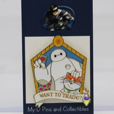 C5 Disney Pin 25 Years Trading LE Want to Trade Mystery Baymax Mochi Big Hero 6 picture