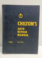 Chilton’s Auto Repair Manual 31st Year 1960 picture