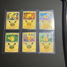 Pokemon 30th Anniversary Collection Pikachu Lot of 6 Cards. See Description. picture