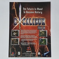 Excalibur 2555 PlayStation PS1 PC The Future Print Ad/Poster Official Promo Art picture