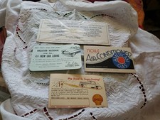 Automotive Themed Trade/Promotional Cards, Group Of Four picture