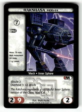 BattleTech Rakshasa MDG-1A 1997 Counterstrike Wizards of the Coast picture