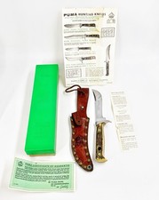 Vintage Puma 6394 Hunters companion hunting knife with sheath , box paper  picture