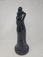 Vintage Hyalyn Fine Porcelain Figure Embrace Black 17.5