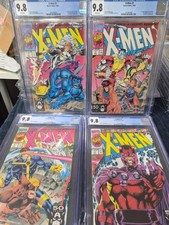 Marvel X-Men 1 1991 CGC 9.8 White Pages Jim lee 4 issue SET picture