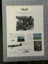Aces Over Europe Great War Planes 1993 Print Ad 90’s Video Game Advertisement picture
