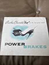 1954 Chevrolet Power Brakes Brochure - Rare picture