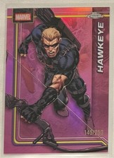 HAWKEYE Pink Refractor /250 2026 Topps Chrome Marvel picture
