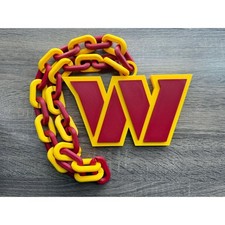 Washington Commanders Oversized Necklace, Hype Chain [Made to Order] picture
