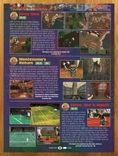 1998 Army Men/Montezuma's Return/Game Net & Match PC PREVIEW Print Ad/Poster Art picture